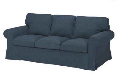 IKEA Ektorp 3-Seat Sofa Blue used like new
