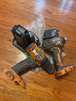 Set of Impact Drill / Drill .charger battery