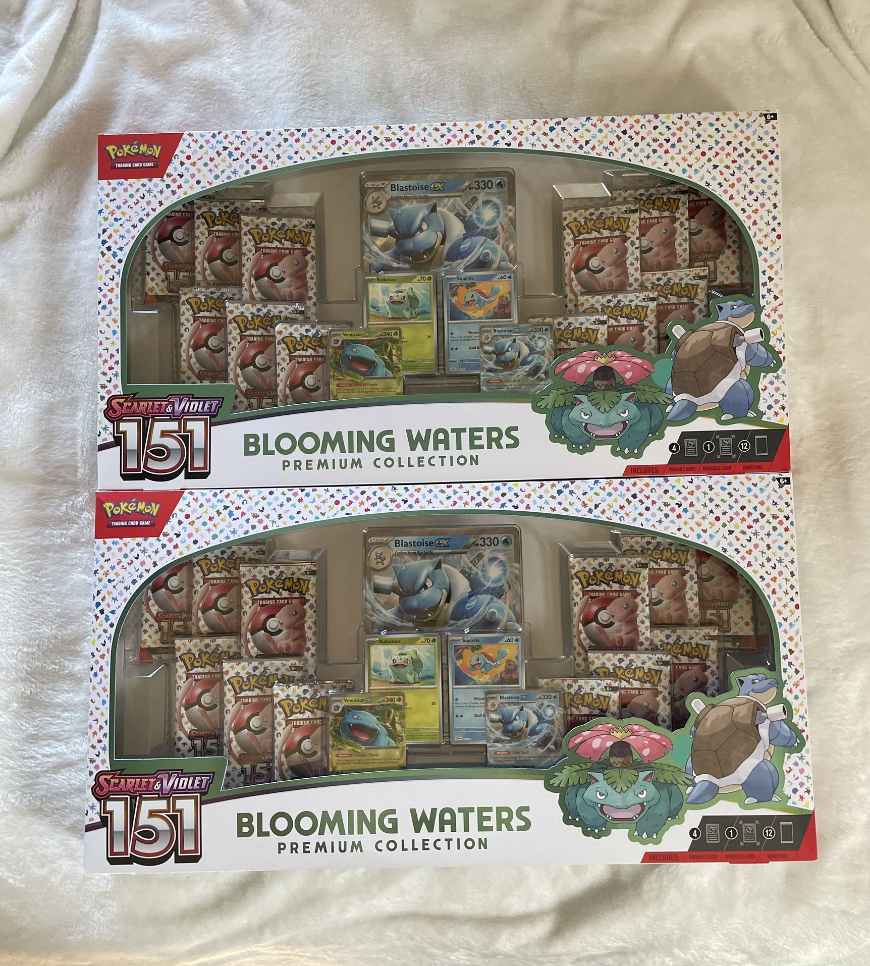 Blooming Waters 151 Premium Collection (2) - New/Sealed Pokemon Cards
