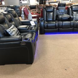 Power Reclining Sofa Or Love Seat In Stock $1699 Each 