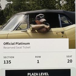 Zach Bryan Tickets 1st Row