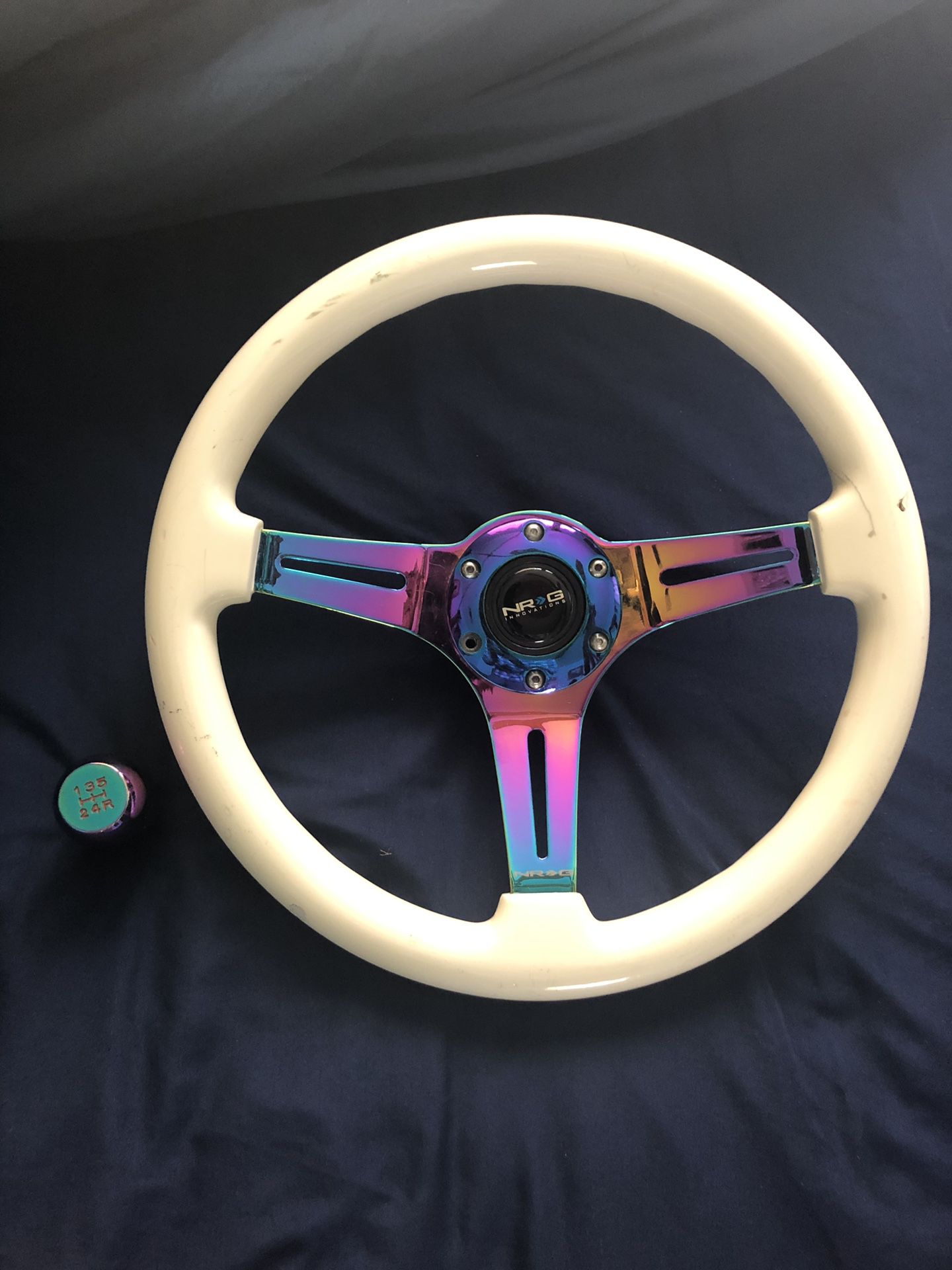 NRG Steering Wheel with matching shift knob