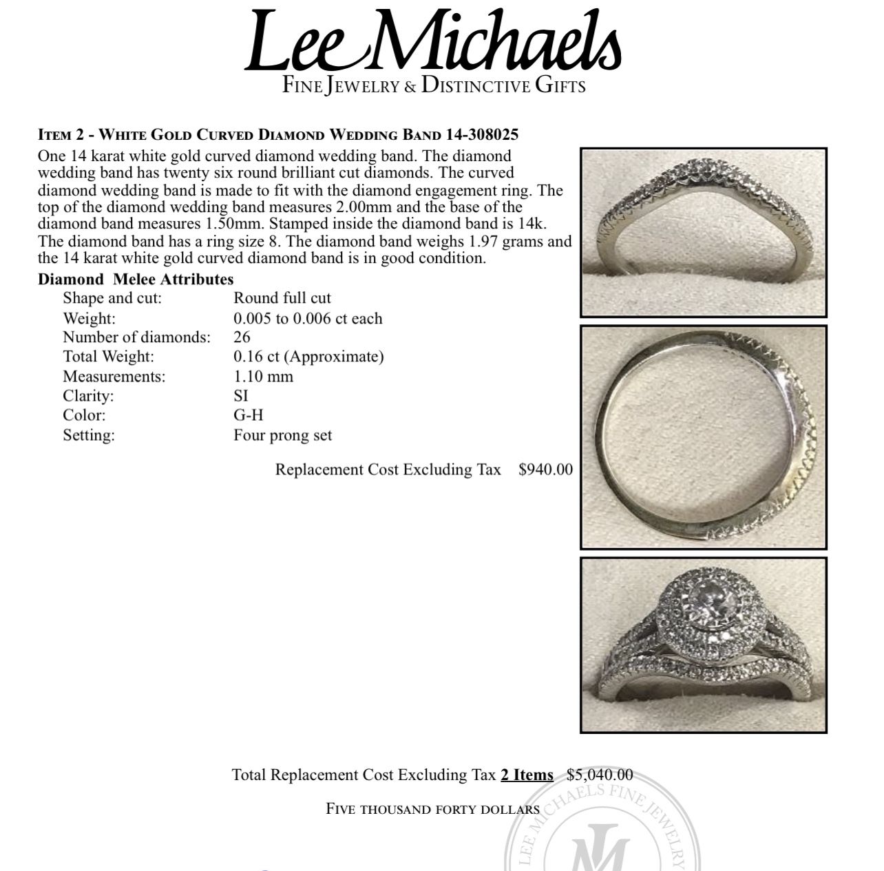 Double Halo Wedding Ring SET Cash Or Trade