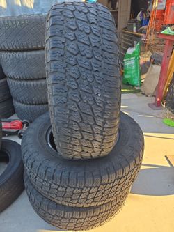 Used Tires 265/65/17 set of 3