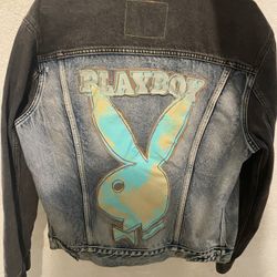 Custom Playboy X Levis Jean Jacket 