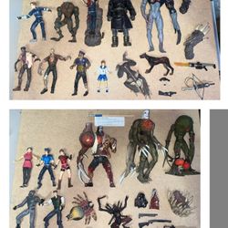 ToyBiz  VINTAGE Resident Evil Action Figure “LOT” from 1998-01
