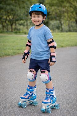 Patines Ajustables para Niño 8–10 Años + Set de Protección Completo | Excelente Estado
