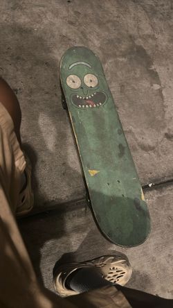 Rick And Morty Pickle Skateboard