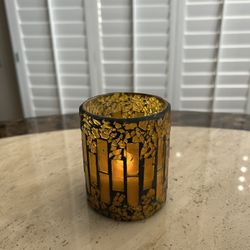 Mosaic Candle From Pier1 Battery Operated