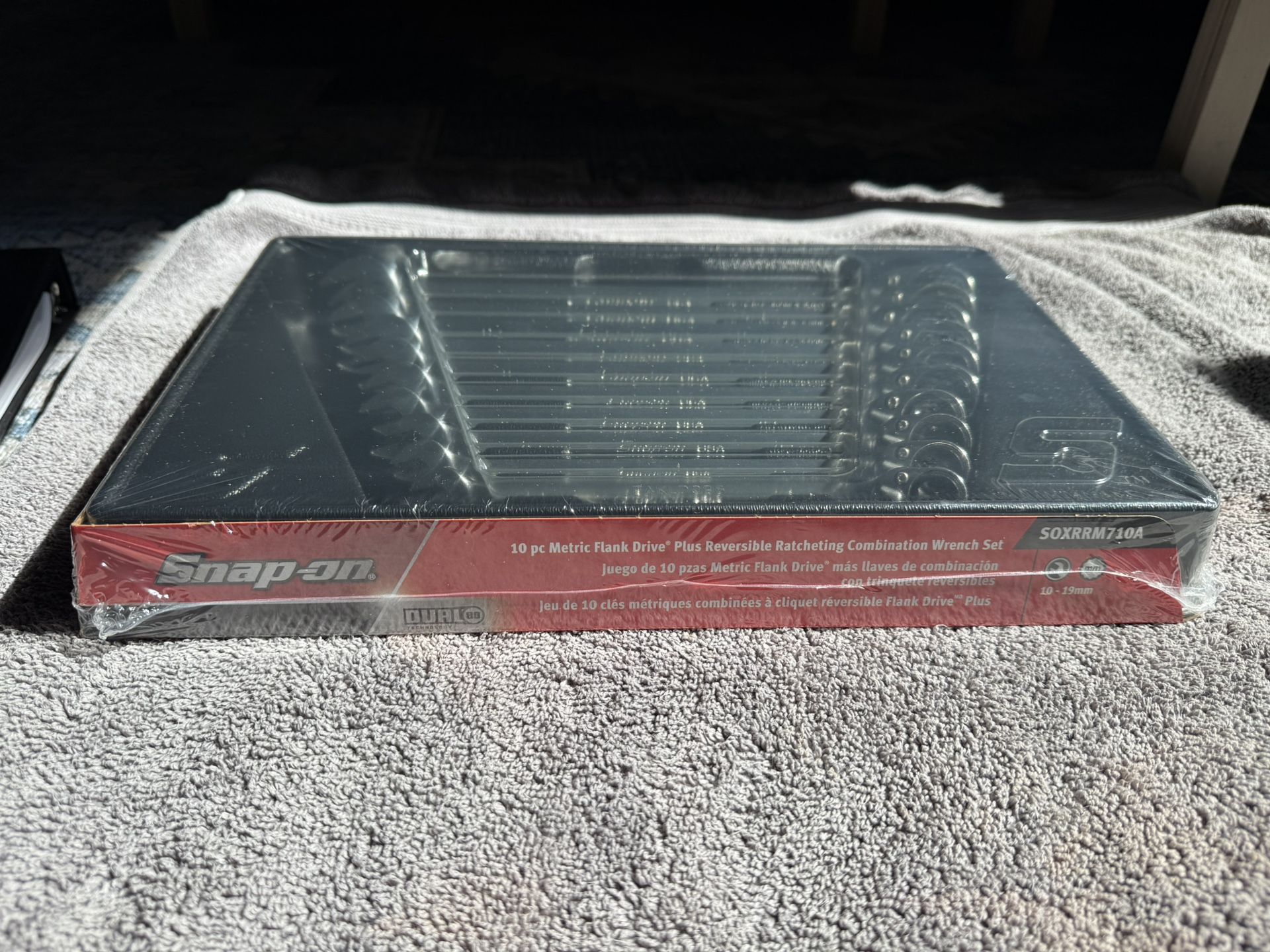 Snap-On 10 Metric Reversible Ratcheting Wrench Set (SOXRRM710A) BRAND NEW !!