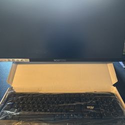Gaming Monitor & Keyboard