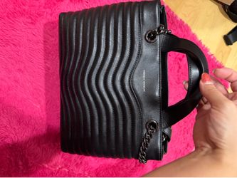 Rebecca Minkoff Black Quilted Leather Handbag
