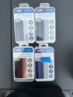 Digital Essentials iPhone Tempered Glass Screen Protectors – Lot of 4