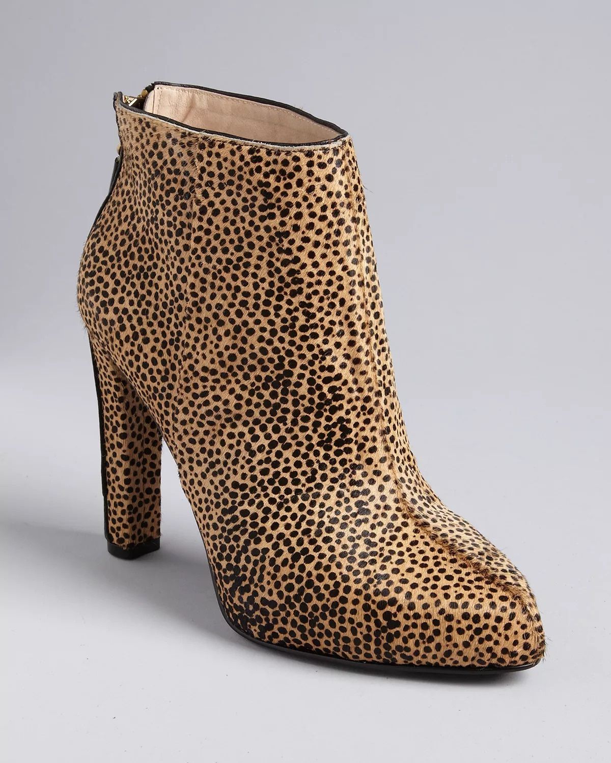 New Leopard Print Calf Hair Boots