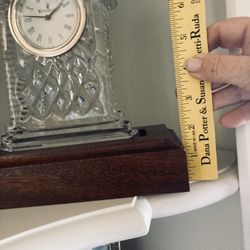 Large Waterford Mantel Clock