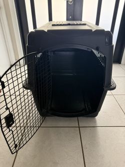 Petmate Large Breeds Dog Kennel, Various Sizes, Dark Gray/Black, Made in USA