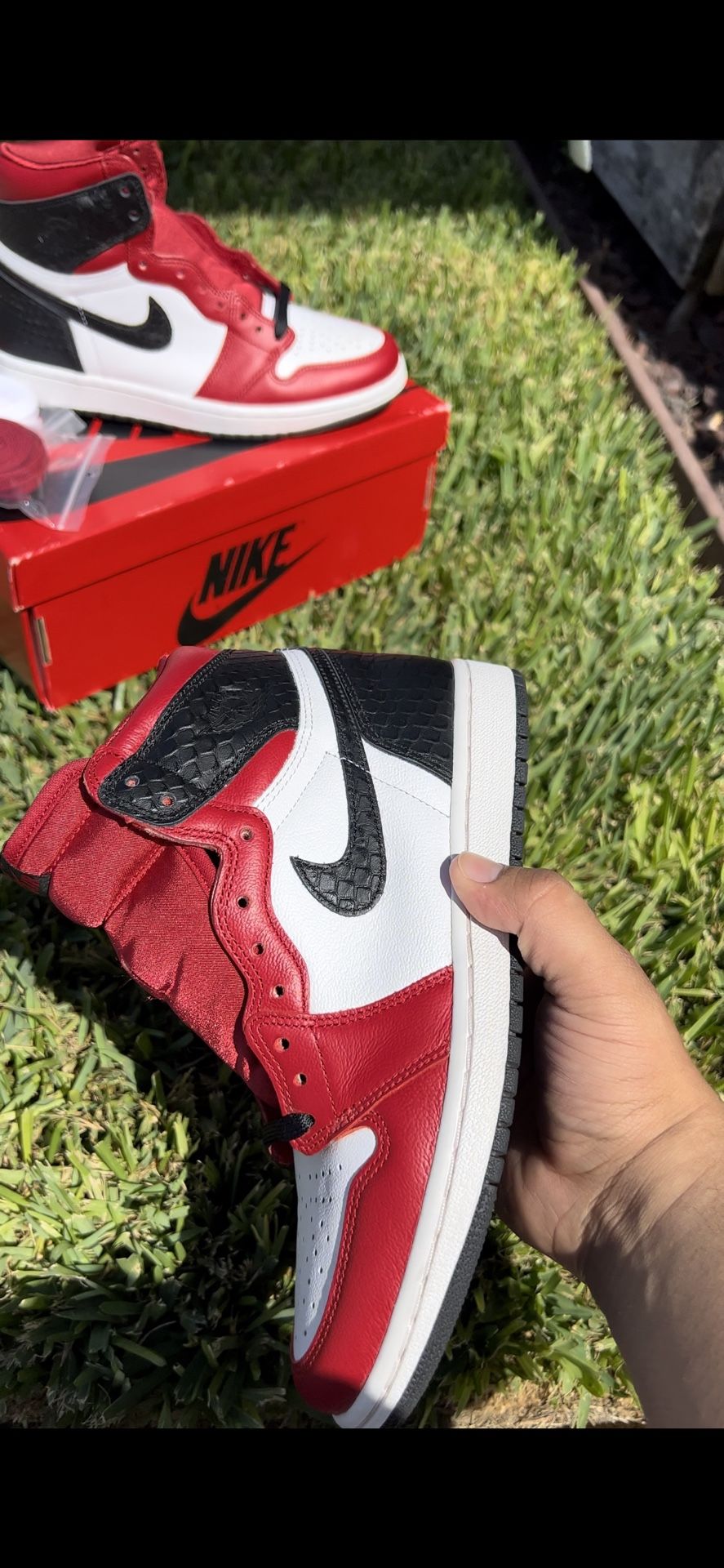 Jordan Retro High “ Satin Snake”