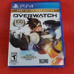 Overwatch Playstation 4