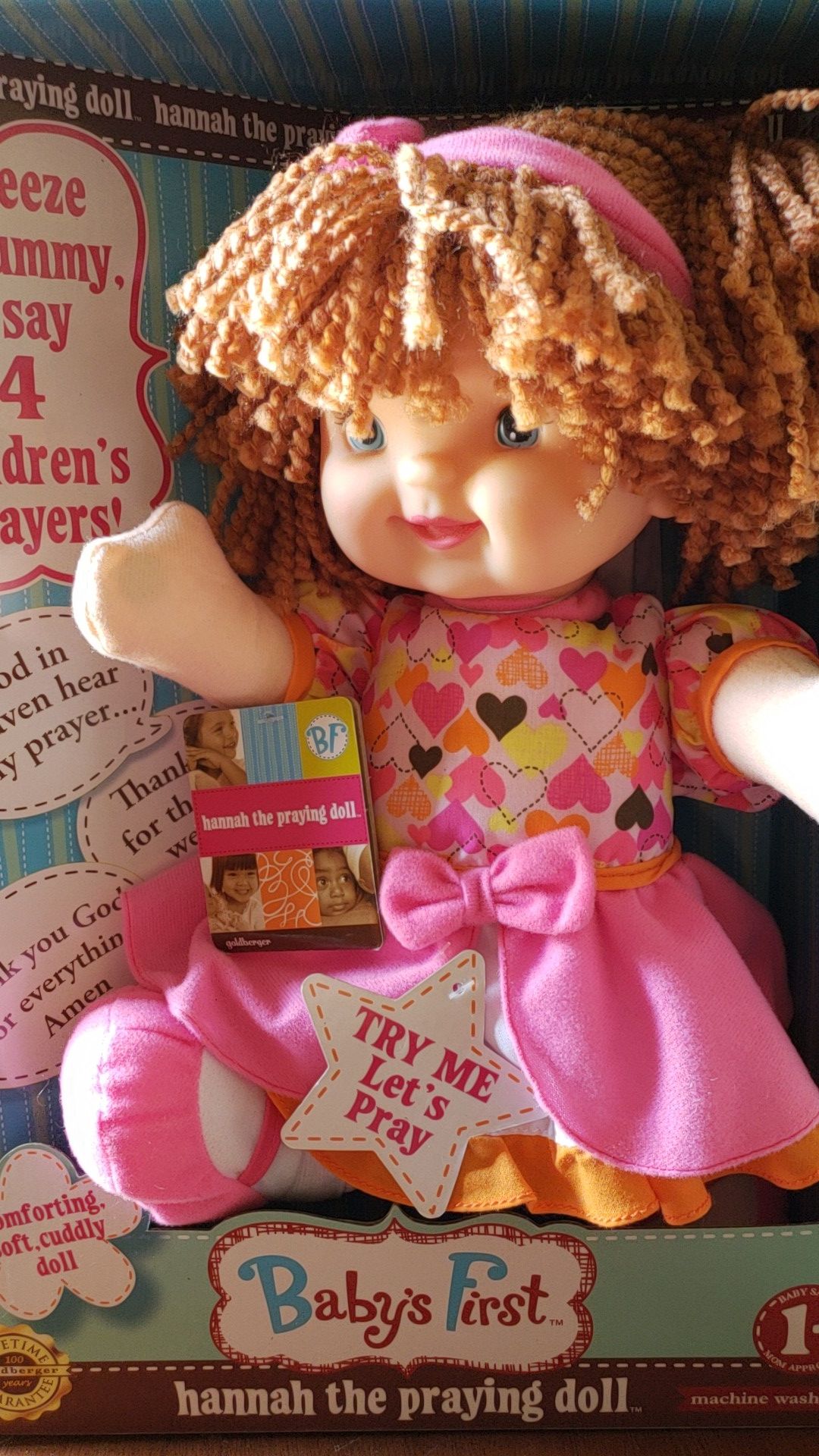 Baby's First, Hannah the Praying Doll by Goldberger