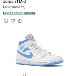 Nike Jordan 1 mid Women’s Size 8
