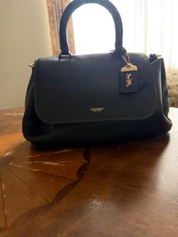 Coach New York Black Leather Handbag