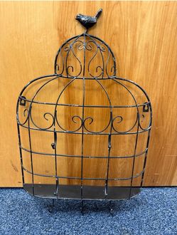 Decorative Wire Birdcage Wall Planter