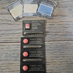 Mary Kay Sample Lot of Lipgloss and Eyeshadows Old Stock DISCONTINUED 
