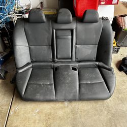 2014-2017 Infiniti Q50 Black Leather Rear Seats 