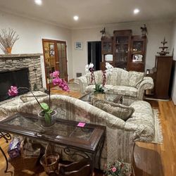 Dinning Room Set  Couches , Hutch, Tables