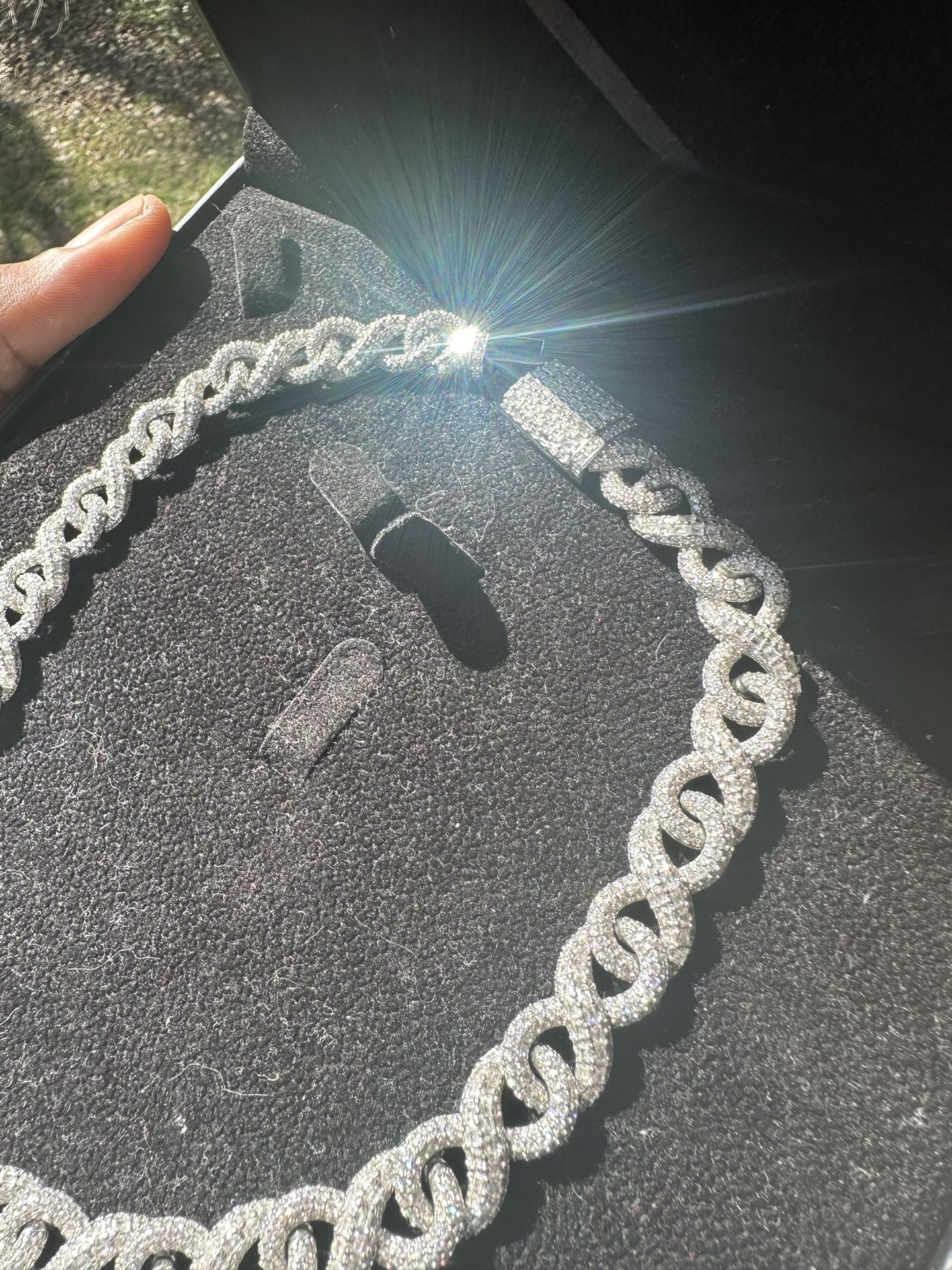 💎 Infinity Cuban Link Choker Necklace