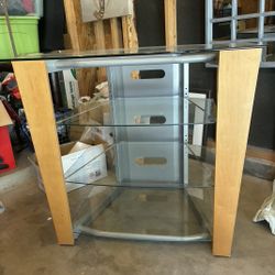 BDI Ventura Glass TV Stand