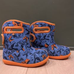 BOGS Toddler Size 8 Dinosaur Boots 