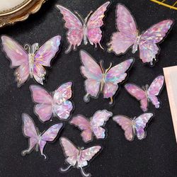 🦋 10 Pcs Pack Plastic Decoration Butterflies ..$3
