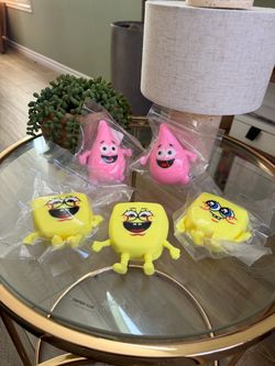 Crunchy SpongeBob Patrick Squishy Set