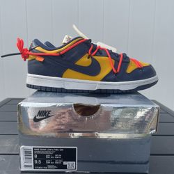 Nike Off White Dunk Michigan Size 8