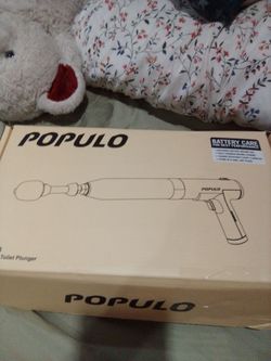 Electric toilet plunger