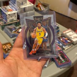 Bronny James RC 2024-25 Select Rookie Concourse Level No.90 LA Lakers Base