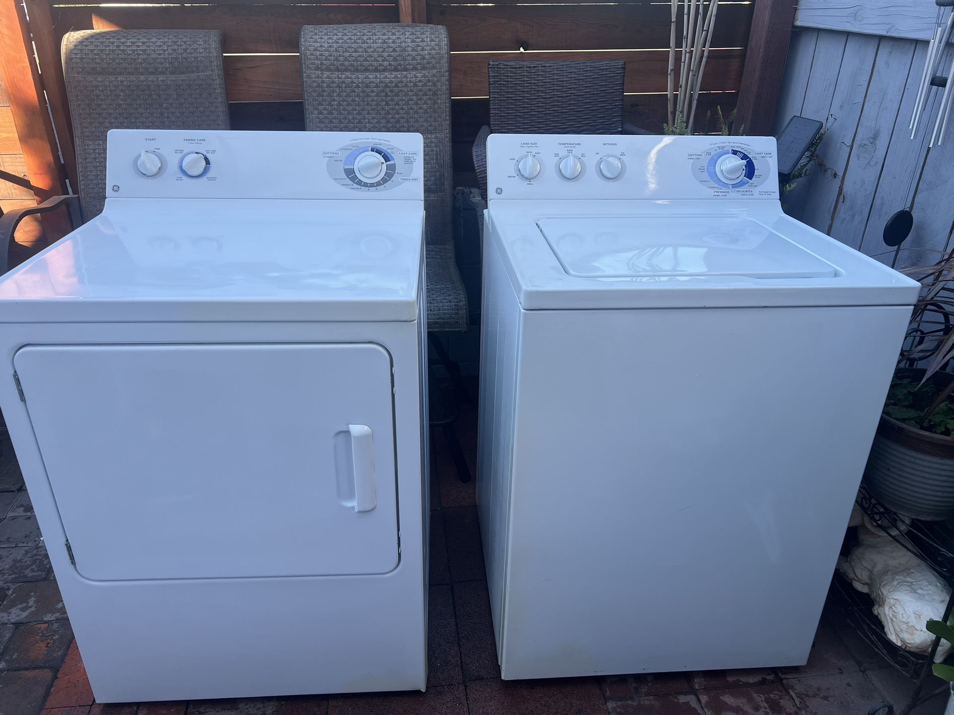 GE Dryer And Washer