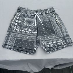 Mens Bandana Style Shorts