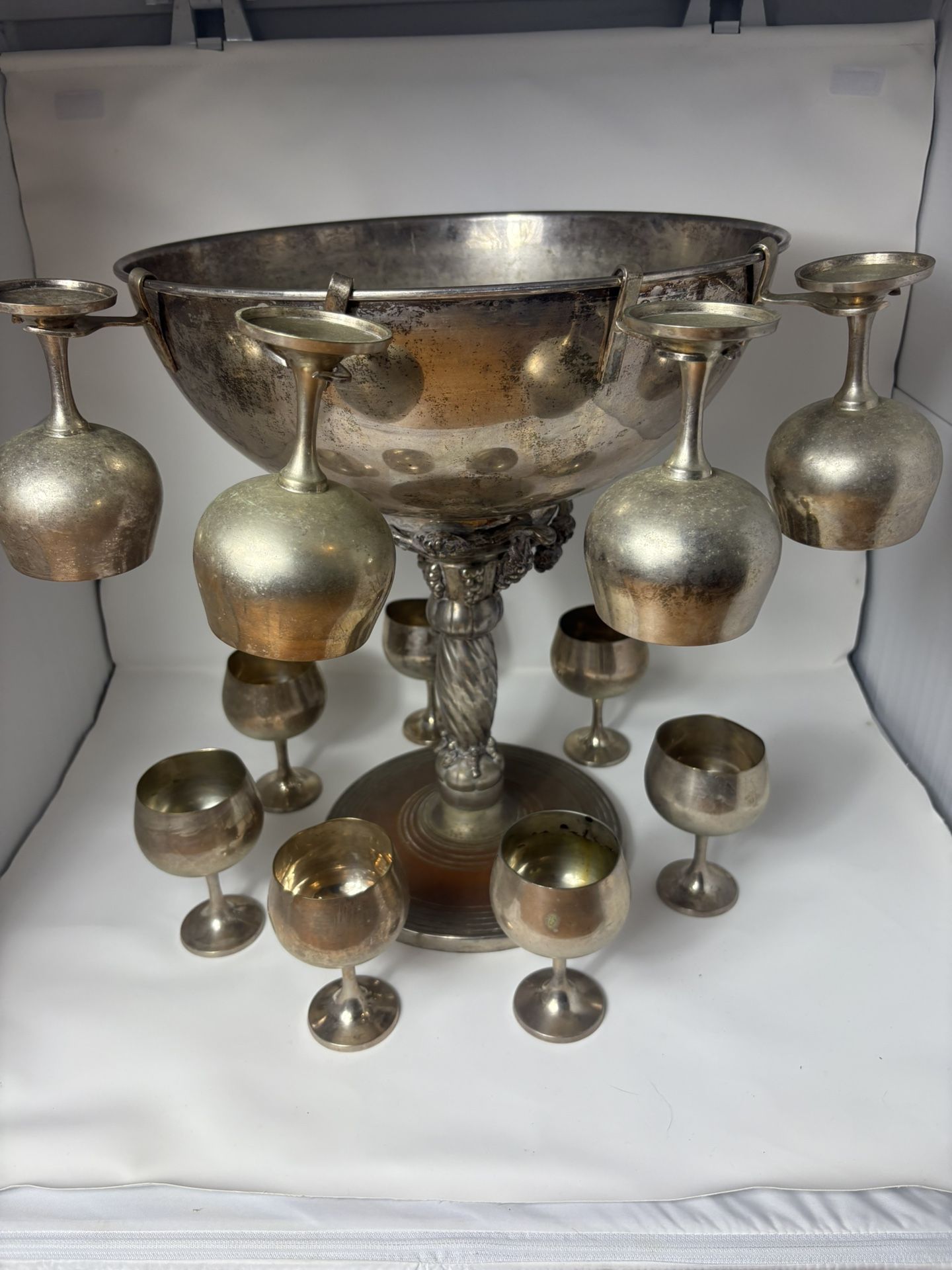 Silver Antique Communion Set