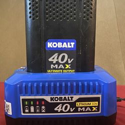 Kobalt 40v Battery & Charger 