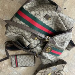 Gucci Backpack Set Included 