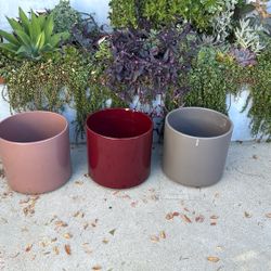 Vintage Gainey Ceramic Plant Pot Bundle