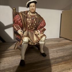 Henry the VIII Porcelain Figure Collectible 