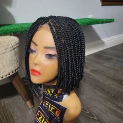 Beautiful Bob Hand Braided Wig 