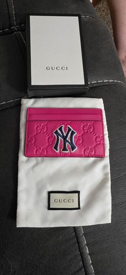 Gucci x NY Yankees Card Holder Wallet