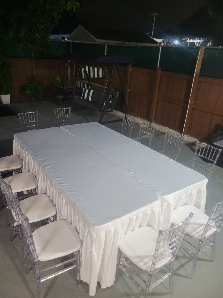Mesas Y Sillas Para Fiestas