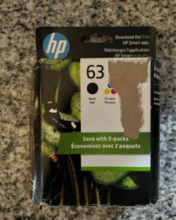 HP 63 Ink Cartridge 2-Pack Black and Tri-Color