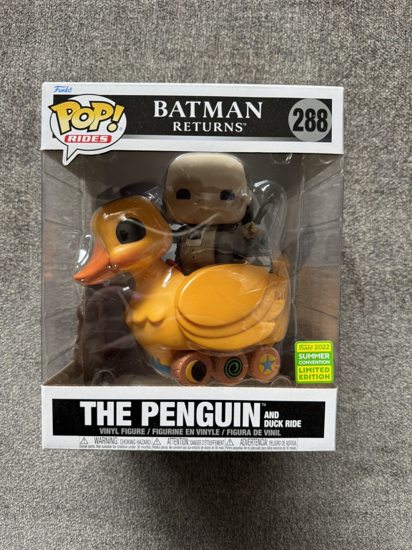 Funko Pop! Batman Returns -The Penguin And Duck Ride #288 Summer Convention 2022