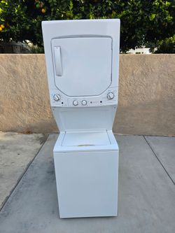 24WX28DX75H GE STACKABLE WASHER AND DRYER ELECTRIC 240V